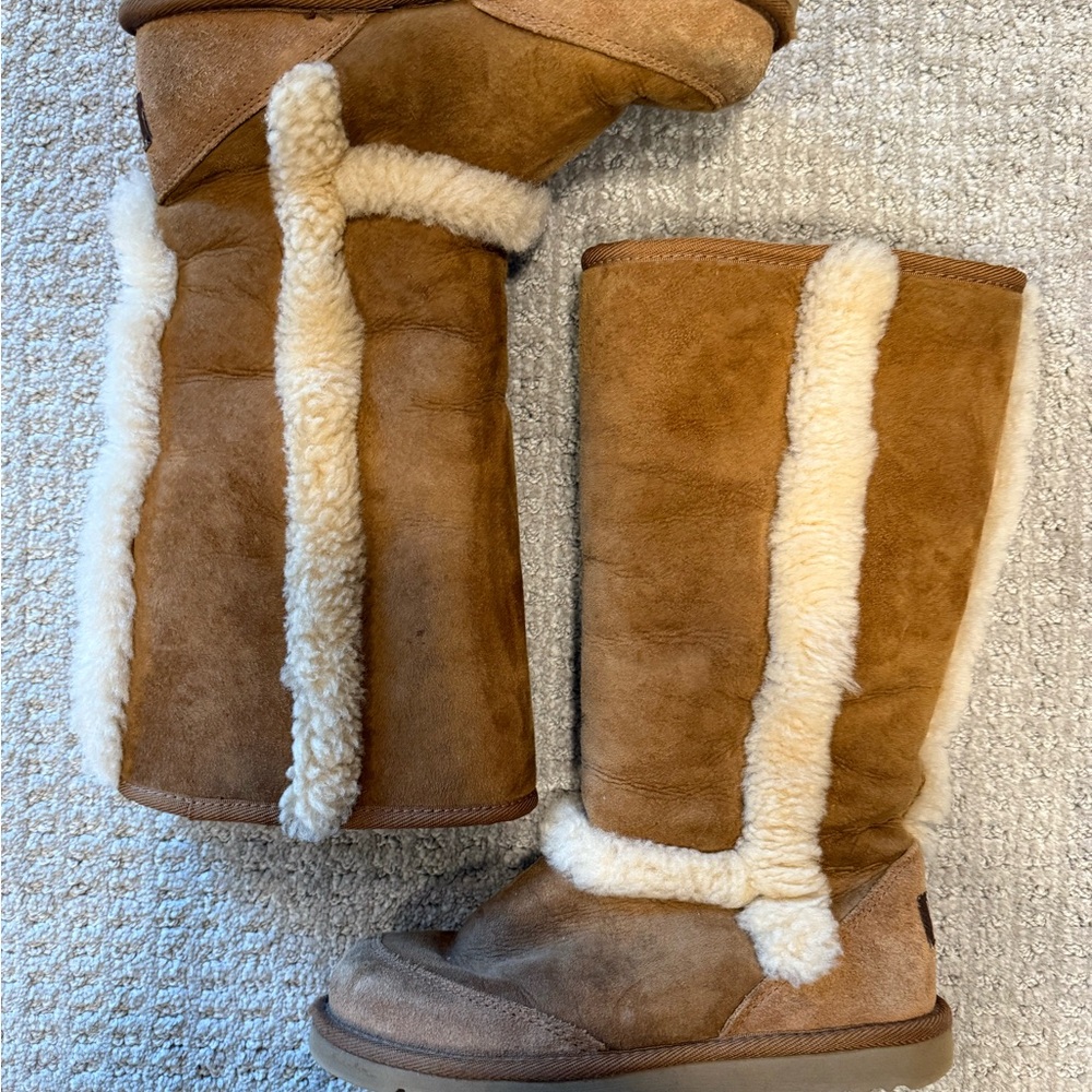 UGG Tan Shearling Boots